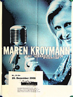 Original 2000 Maren Kraymann German Concert Posters